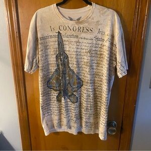 APPRIME Courage Above All Declaration of Independence USAF T-shirt